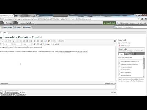 Adding things to a pbworks wiki