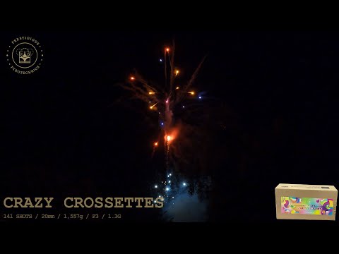 Prestigious Pyrotechnics - Crazy Crossettes Compound (UK Landed Footage 4K)
