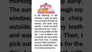 In the Morning.
