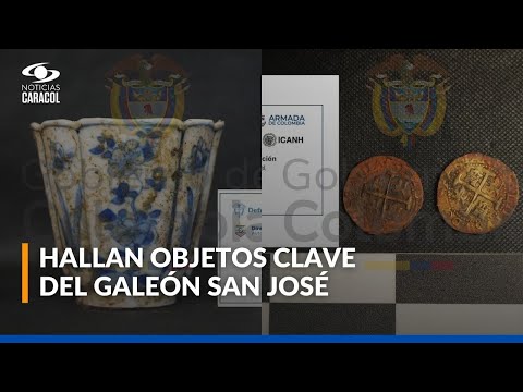 Recuperan cañón, monedas y piezas del galeón San José en nueva expedición científica