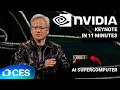 NVIDIA Keynote At CES 2025 Everything Revealed In 11 Minutes