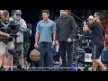 Zac Efron S Bulging Biceps On Display In Polo Top On Set Of Ricky Stanicky