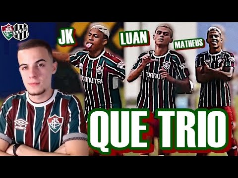 ESSE TRIO TÁ DEMAIS! Fluminense 3x0 Ponte Preta l COPINHA 2022