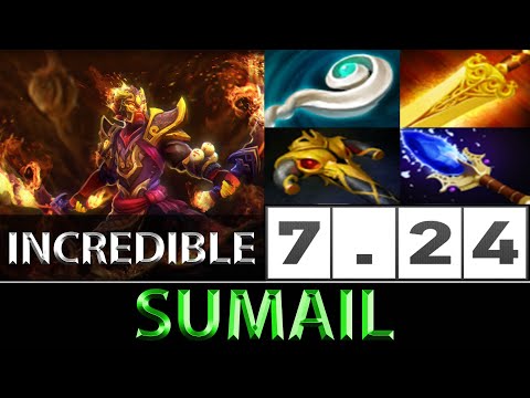 SumaiL [Ember Spirit] Incredible Radiance Build 50K Damage ► Dota 2 7.24