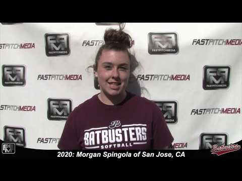 2020 Morgan Spingola Pitcher and First Base Softball Skills Video - Batbusters/Spingola