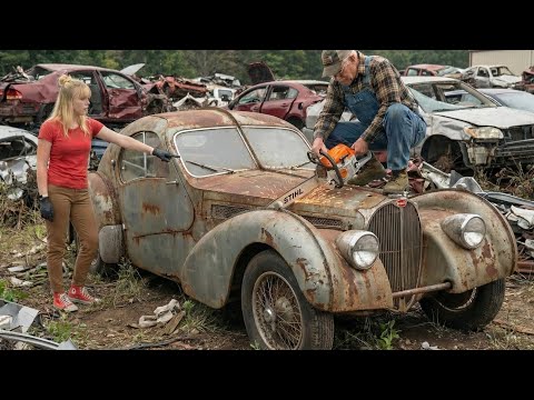 Phenomenal Car Restoration: Bugatti Type 57SC Atlantic Bought for Only $300 from an Old Man ASMR