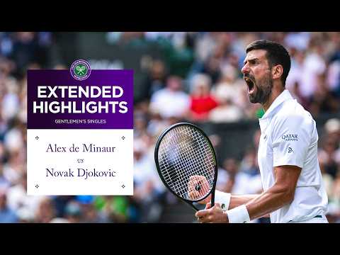 Will Djokovic survive? | Alex de Minaur vs Novak Djokovic | Extended Highlights | Wimbledon 2025