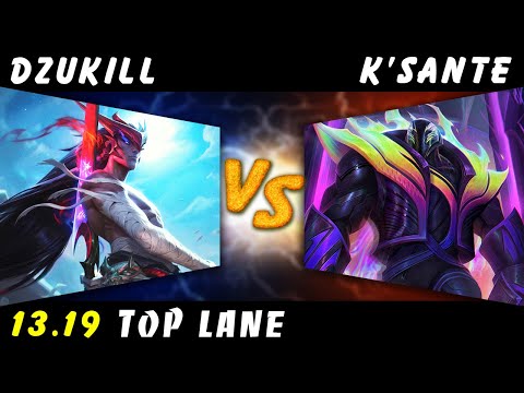 Dzukill - Yone vs K'Sante TOP Patch 13.19 - Yone Gameplay