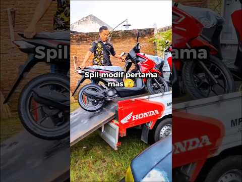 Modif pertama Spil☝️😂. #shortvideo  #otomotif #modifikasimotor