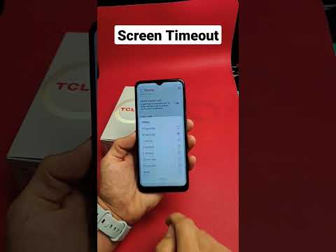 TCL 30 SE/30/30 XL/305: How to Change Screen Timeout before Phone Sleeps/Locks
