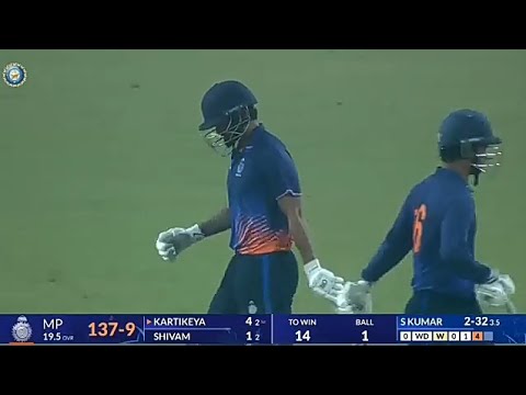 J&K 🆚MP Full Highlights in SMAT | J&K beat madya pradesh in syeed mushtaq ali trophy live.