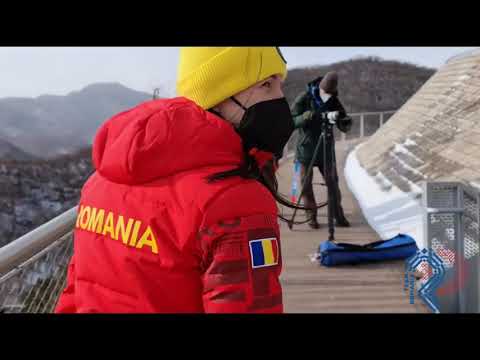 Team Romania Beijing 2022 – Sănierii au vizionat pârtia din Yanqing