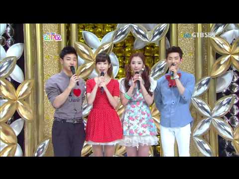 [110508] IU(아이유) 人氣歌謠(Inkigayo) MC CUT