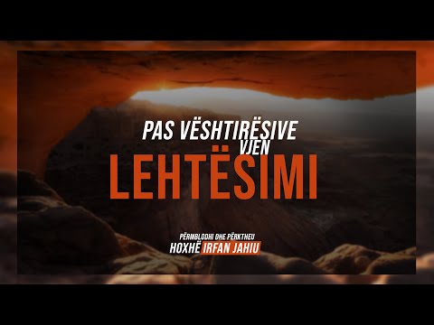 Zoti im, unë po ngulfatem | Pas vështirësive, vjen lehtësimi