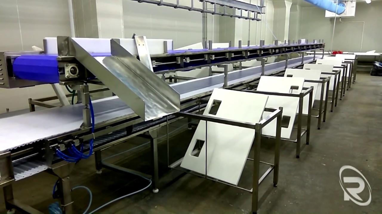 Транспортировочная линия обвалки от комппании РОЗФУД