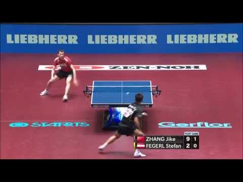 2014 WTTTC MT-Gr CHN-AUT (3) Zhang Jike - Stefan Fegerl (full match|short form in HD)