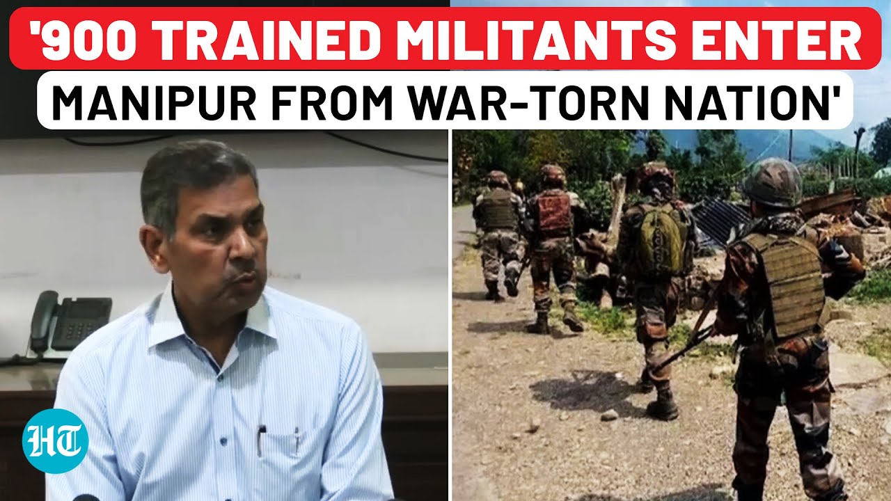 Manipur On Alert As 900 Militants Trained In Drone Bomb, Missile, Jungle War Enter From Myanmar