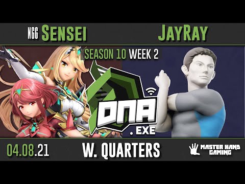 DNA.EXE S10:W2 - NGG | Sensei (Pyra, Mythra) Vs. JayRay (Wii Fit Trainer) - W Semifinals