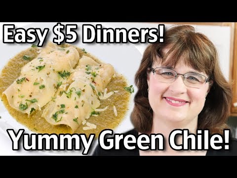 Easy 5 Dollar Meals! Green Chile, Spanish Rice and Sopapillas!