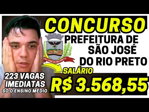CONCURSO PREFEITURA DE SÃO JOSÉ DO RIO PRETO 2025