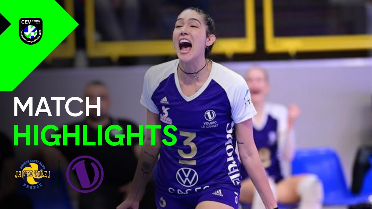 Janta Volej KISELA VODA vs. Volero LE CANNET - Match Highlights