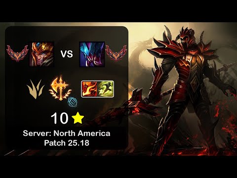 Jarvan IV Jungle vs Rek'Sai - NA GrandMaster - Patch 25.18