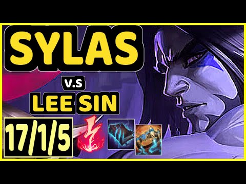 PRIDE (SYLAS) vs LEE SIN - 17/1/5 KDA JUNGLE CHALLENGER GAMEPLAY - EUW