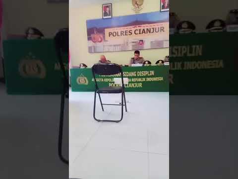 SIDANG DISIPLIN POLRI POLRES CIANJUR