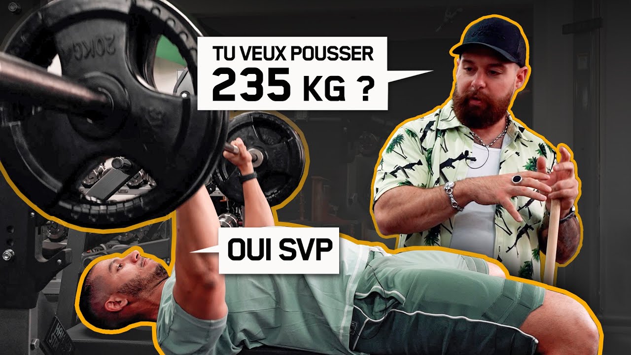 Le RECORDMAN de développé couché me dévoile ses secrets pour soulever 230kg (feat @baptistentx4570 )