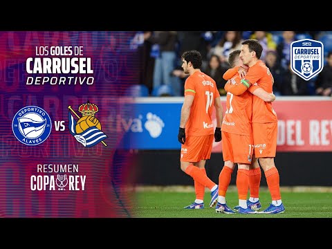 Remontada txuri-urdin y a semis de Copa - Resumen de goles del Deportivo Alavés 2-3 Real Sociedad