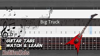 Big Truck - Electric Guitar Tutorial + TABs (Coal Chamber) | Kadifem Tabs