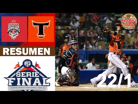 Resumen: Toros del Este Vs. Leones del Escogido Serie Final Juego 2 (22/1/2026)