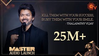 Thalapathy Vijays speech  MASTER Audio Launch  Sun