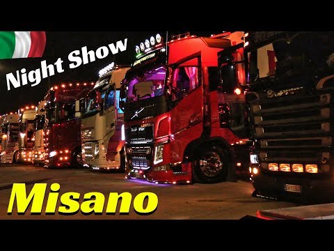 Misano 2018 Camion Decorati by Night / Custom Trucks Night Show - Weekend del Camionista - Part 2