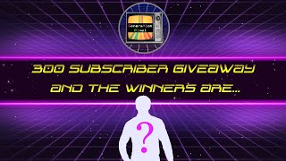 300 Subscriber Giveaway results