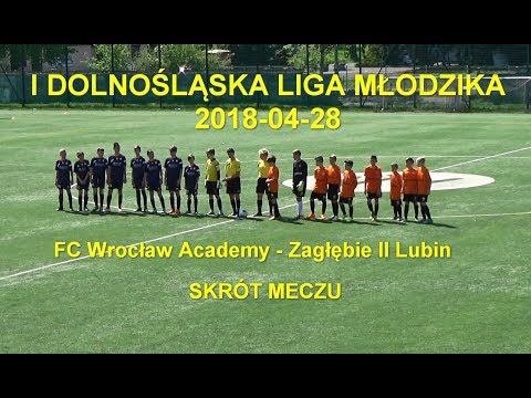 I Dolnośląska Liga Młodzika 2018.04.28: Skrót meczu FC Wrocław Academy - Zagłębie II Lubin (0:1)