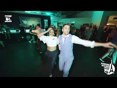 Antonio Berardi & Brianna Rios - social dancing @ International Salsa Shines Contest Paris