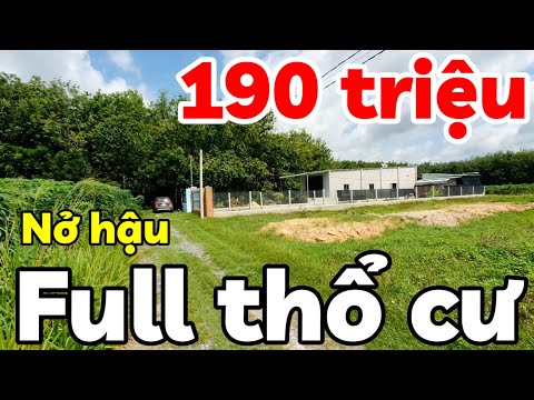 Đất 5x36 nở hậu full thổ cư giá rẻ 190 triệu đường ô tô ở Hảo Đước Tây Ninh cách TPHCM 100km