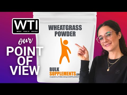 Bulksupplements Wheat Grass Powder - WTI product video review