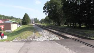 preview picture of video 'Southern 630 leads NS 957 at Valley Head'