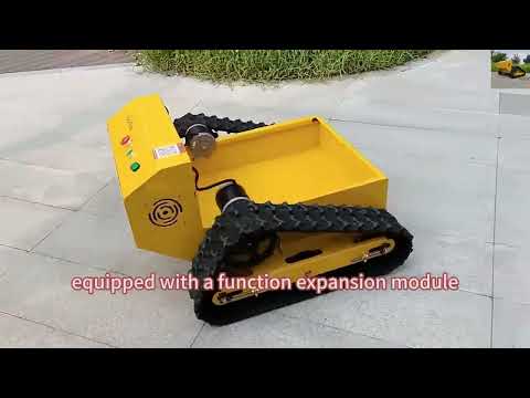 factory direct sales price customization DIY teleoperated tracked robot RC tank chassis from China