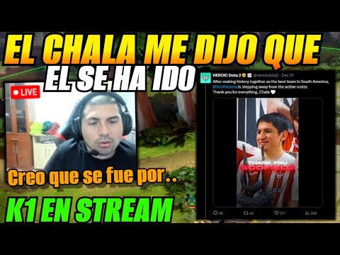 😲K1 on stream: "the guy told me he's left"😲