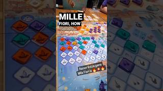 Mille Fiori by #ReinerKnizia - Awesome, pretty card drafting game🔥🃏 #shorts #boardgame