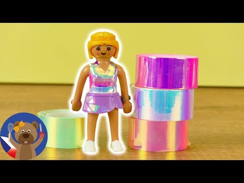 , title : 'Playmobil jak si sami uděláte ŠATY | Cool Top s Rainbow Tape | Nový look mit třpytivými páskami DIY'