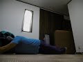 片足アブローラー50回 One leg 50 Ab Wheel