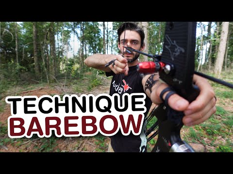 BAREBOW shooting technique | How I shoot in barebow with the stringwalking method | David Jackson