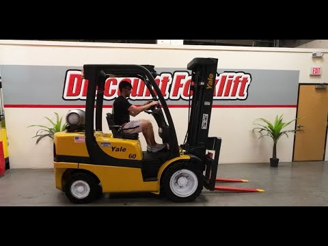 YALE GLP060VXEVSE093 6,000 lb LP (Propane) #365P - Forklift For Sale
