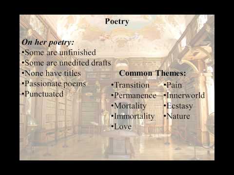 Emily Dickinson -  Poetry