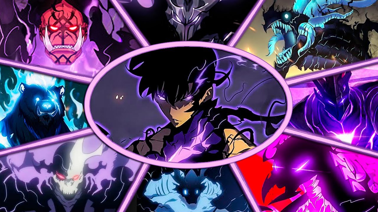 TODAS AS SOMBRAS DE SUNG JIN WOO EM SOLO LEVELING EXPLICADAS (Monarca das Sombras)