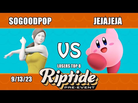 Riptide Prelocal - Losers Top 8 - SoGoodPop (Wii Fit) Vs. JeJaJeJa (Kirby)